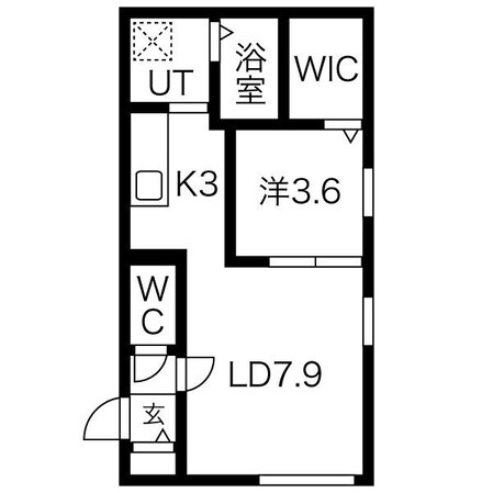 Bellissimo miyanosawaの物件間取画像